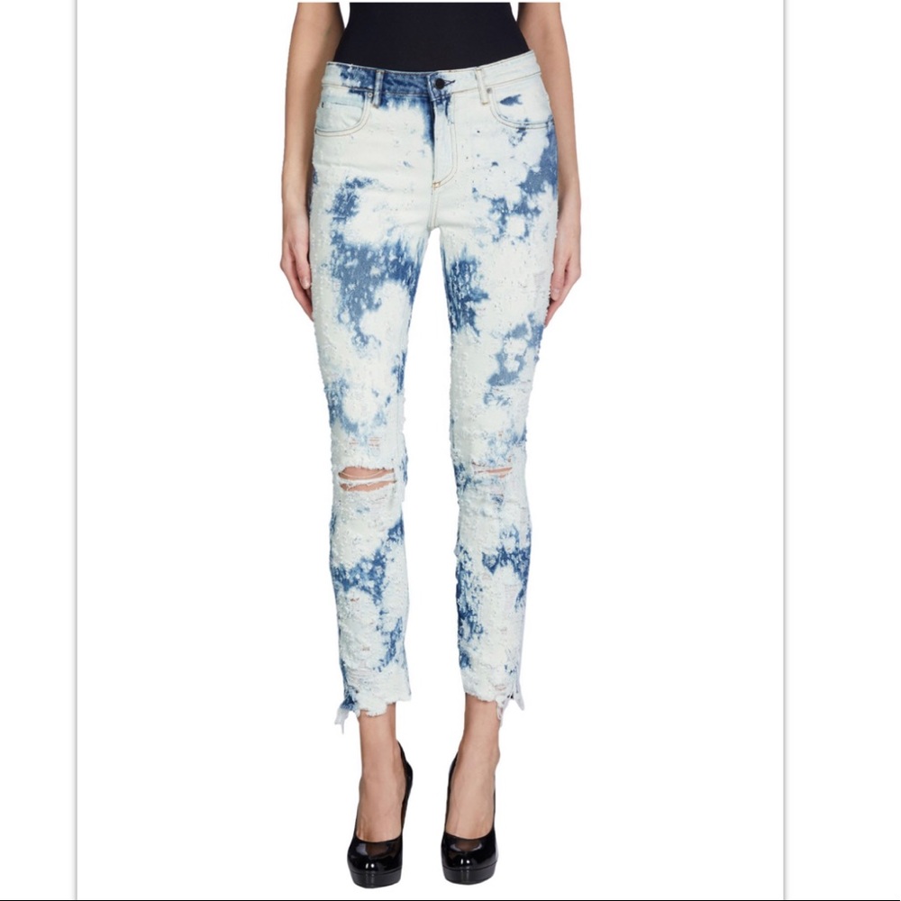 ALEXANDER WANG X bleached skinny jeans - Picture 3 of 4